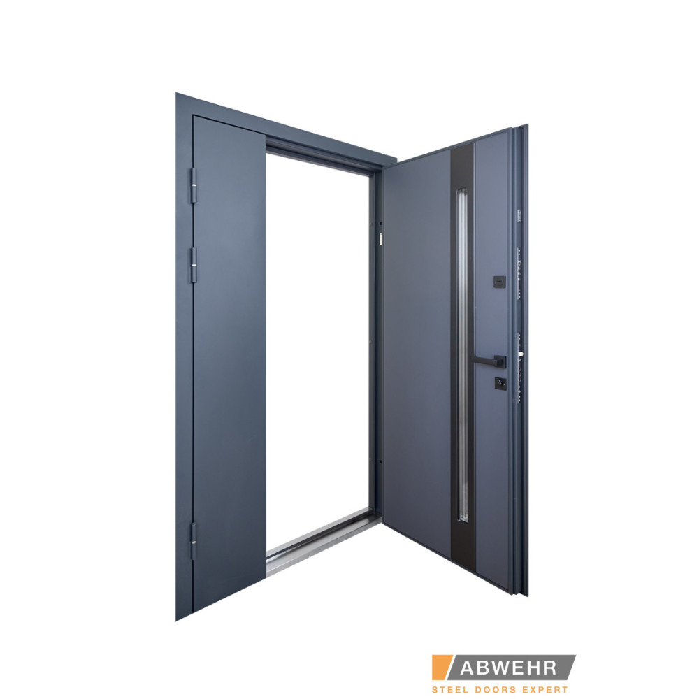 Входные двери модель Nordi Glass комплектация Defender 1200