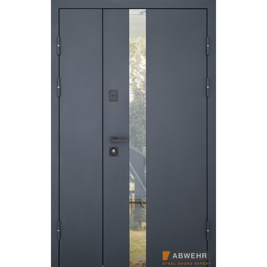 Входные двери модель Nordi Glass комплектация Defender 1200