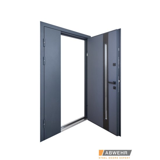 Входные двери модель Nordi Glass комплектация Defender 1200
