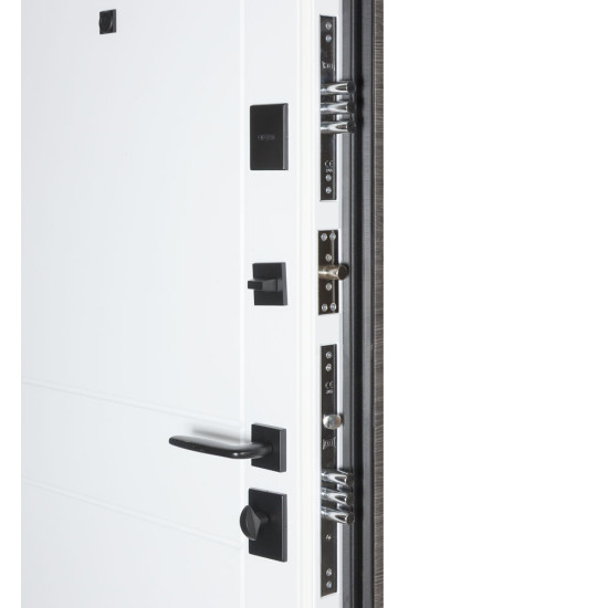 Вхідні дверi В-83 Kale МОДЕЛЬ 593/248 Венге горизонт сірий / Біла шагрень
