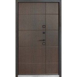 Входная дверь ТЕРМО HOUSE Kale МОДЕЛЬ 710/265 Венге темный / уличная Венге темный