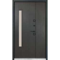 Вхідні дверi  ТЕРМО HOUSE Kale МОДЕЛЬ 706/431 Венге темний / Вулична Венге темний