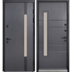Вхідні дверi  COTTAGE Kale МОДЕЛЬ 705/431  Metalic Anthracite / Антрацит сірий