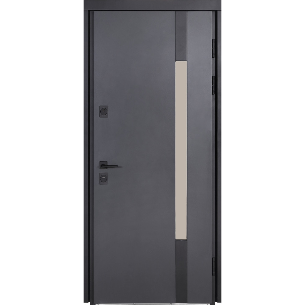 Вхідні дверi COTTAGE Kale МОДЕЛЬ 705/431 Metalic Anthracite / Антрацит сірий