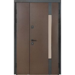 Вхідні дверi  ТЕРМО HOUSE Kale МОДЕЛЬ 705/431 Венге темний / Вулична Білий атласний