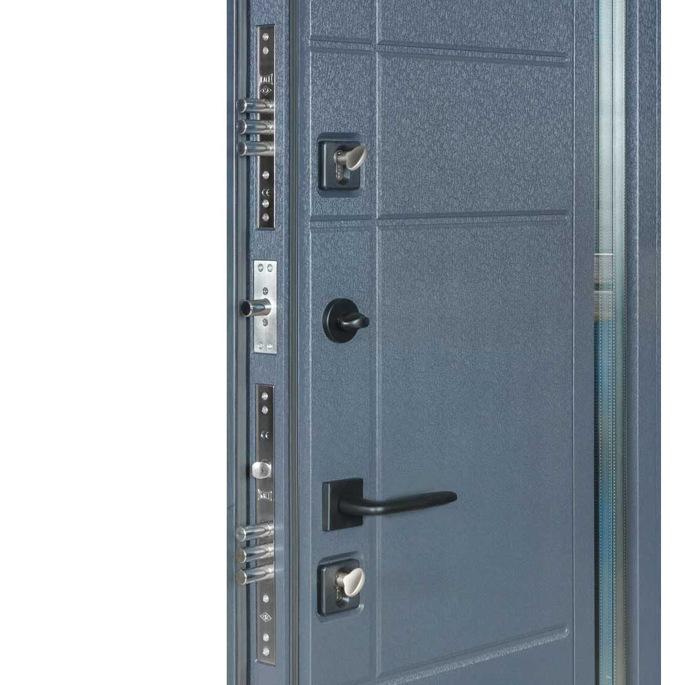 Вхідні дверi ТЕРМО HOUSE Kale МОДЕЛЬ 705/431 Темний Антрацит / Вулична Антрацит сірий