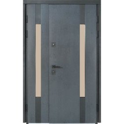 Вхідні дверi  ТЕРМО HOUSE Kale МОДЕЛЬ 706/431 Темний Антрацит / Вулична Антрацит сірий