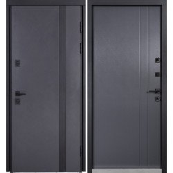 Вхідні дверi  ТЕРМО HOUSE Kale МОДЕЛЬ 710/265  Темний Антрацит / Вулична Антрацит сірий