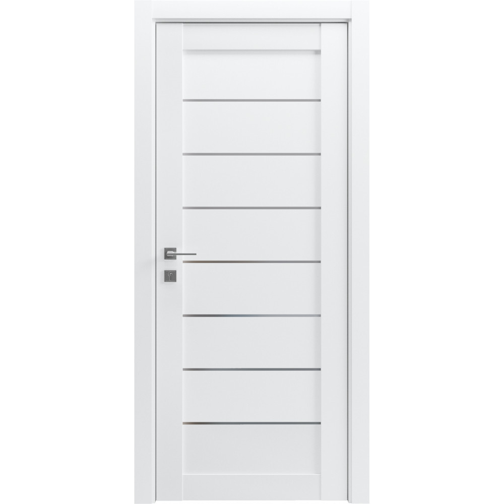 МІЖКІМНАТНІ ДВЕРІ ГРАНД DELUXE 2 ПВХ білий мат