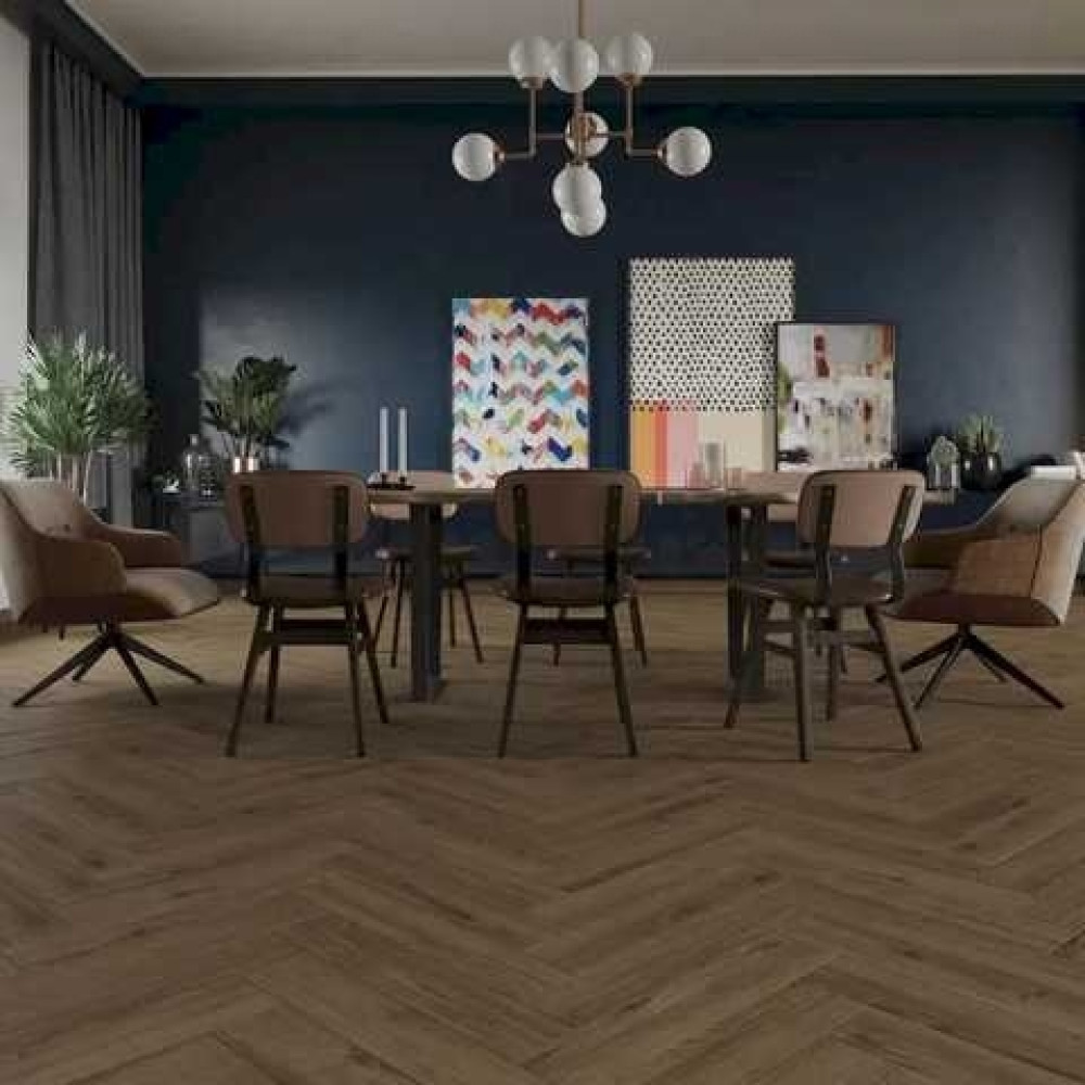 Ламінат Classen Ville 4V Herringbone Дуб Асуара