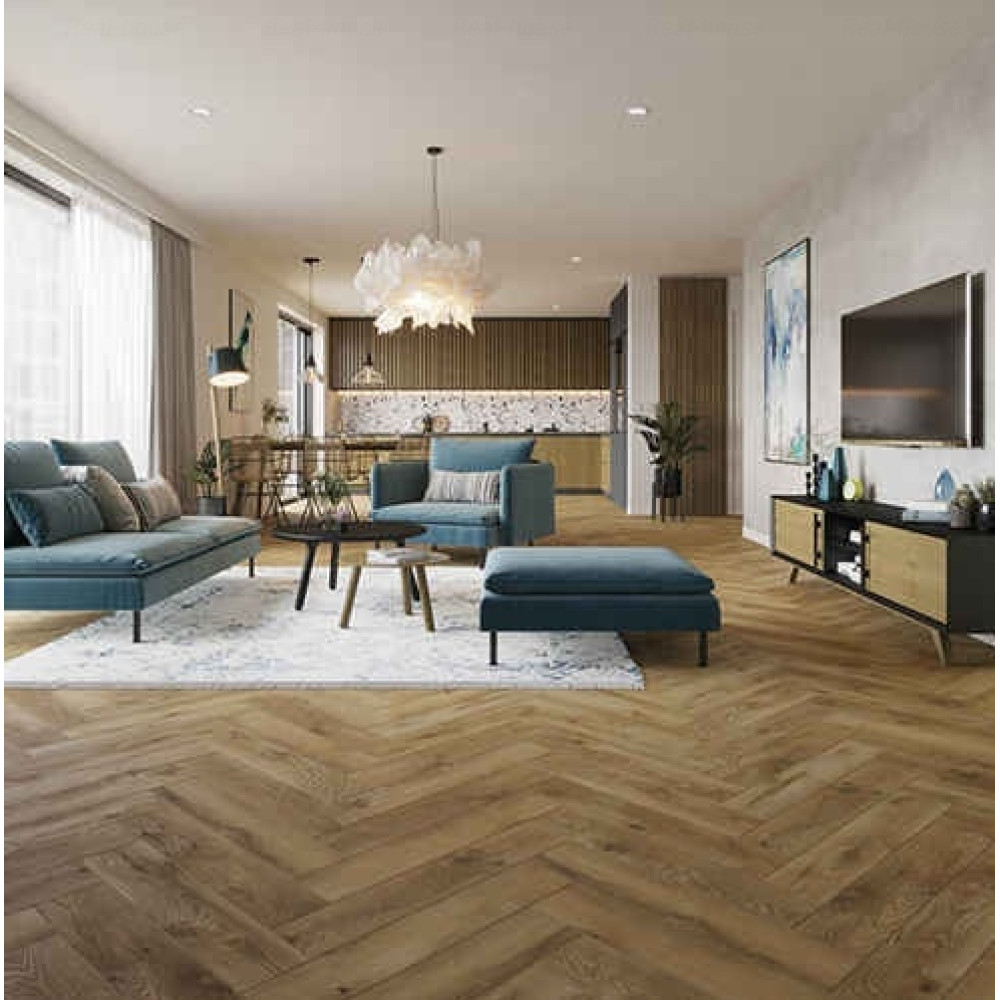Ламінат Classen Ville 4V Herringbone Дуб Бенікарло