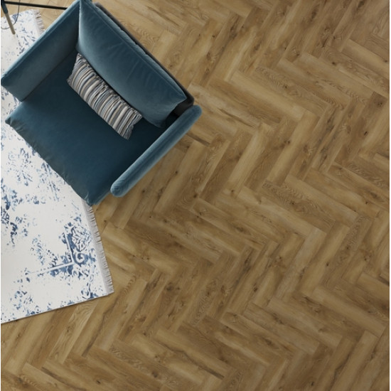 Ламінат Classen Ville 4V Herringbone Дуб Карріто