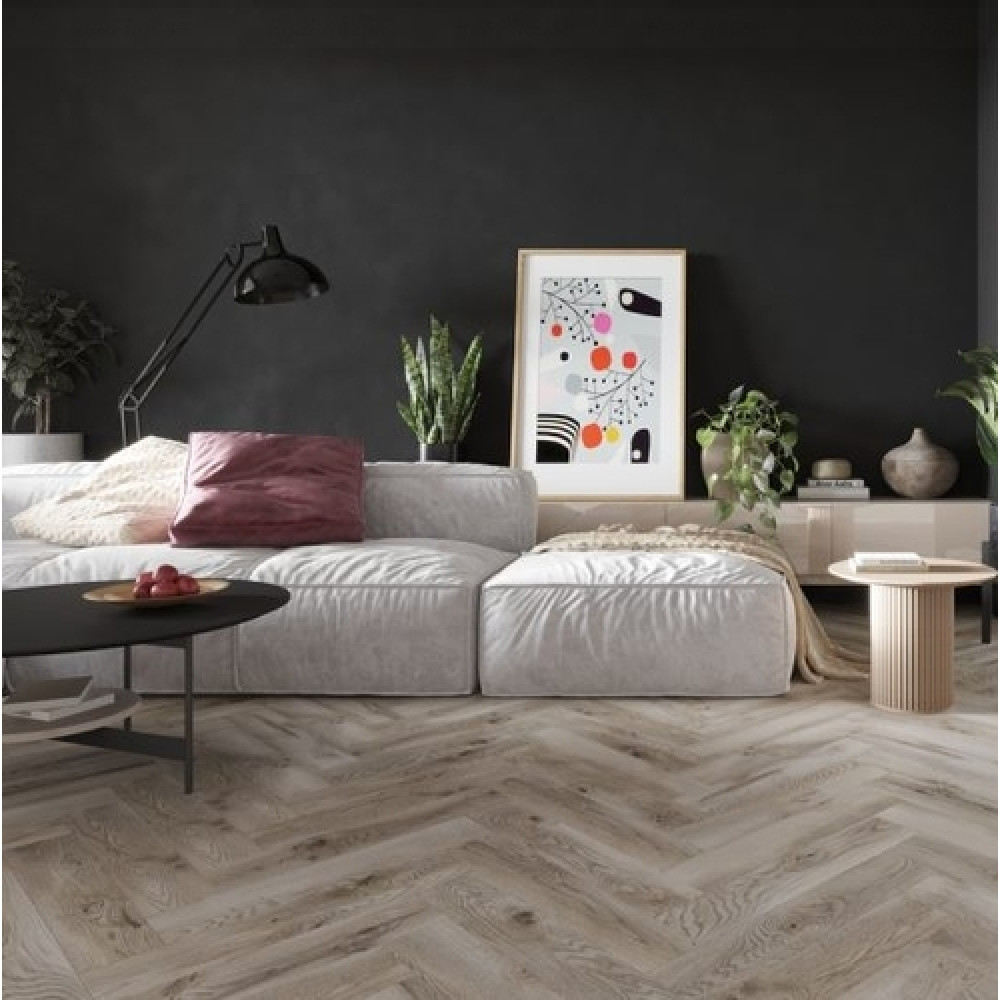 Ламінат Classen Ville 4V Herringbone Дуб Монастеріо