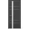 МІЖКІМНАТНІ ДВЕРІ   PL-10 С Темно-сірий супермат