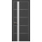 МЕЖКОМНАТНАЯ ДВЕРЬ  PL-12 С Темно-сірий супермат
