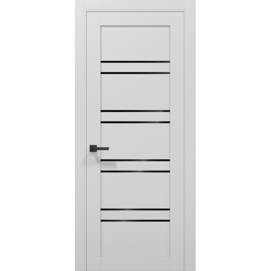 МЕЖКОМНАТНАЯ ДВЕРЬ Т-01 (BLK) Альпійський білий (ПВХ)
