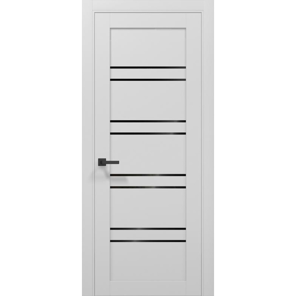 МЕЖКОМНАТНАЯ ДВЕРЬ Т-01 (BLK) Альпійський білий (ПВХ)