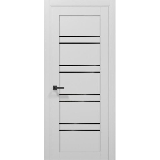 МЕЖКОМНАТНАЯ ДВЕРЬ Т-01 (BLK) Альпійський білий (ПВХ)