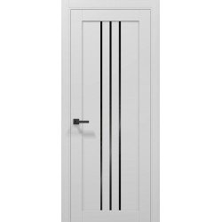 МЕЖКОМНАТНАЯ ДВЕРЬ  Т-06 (BLK) Альпійський білий (ПВХ)