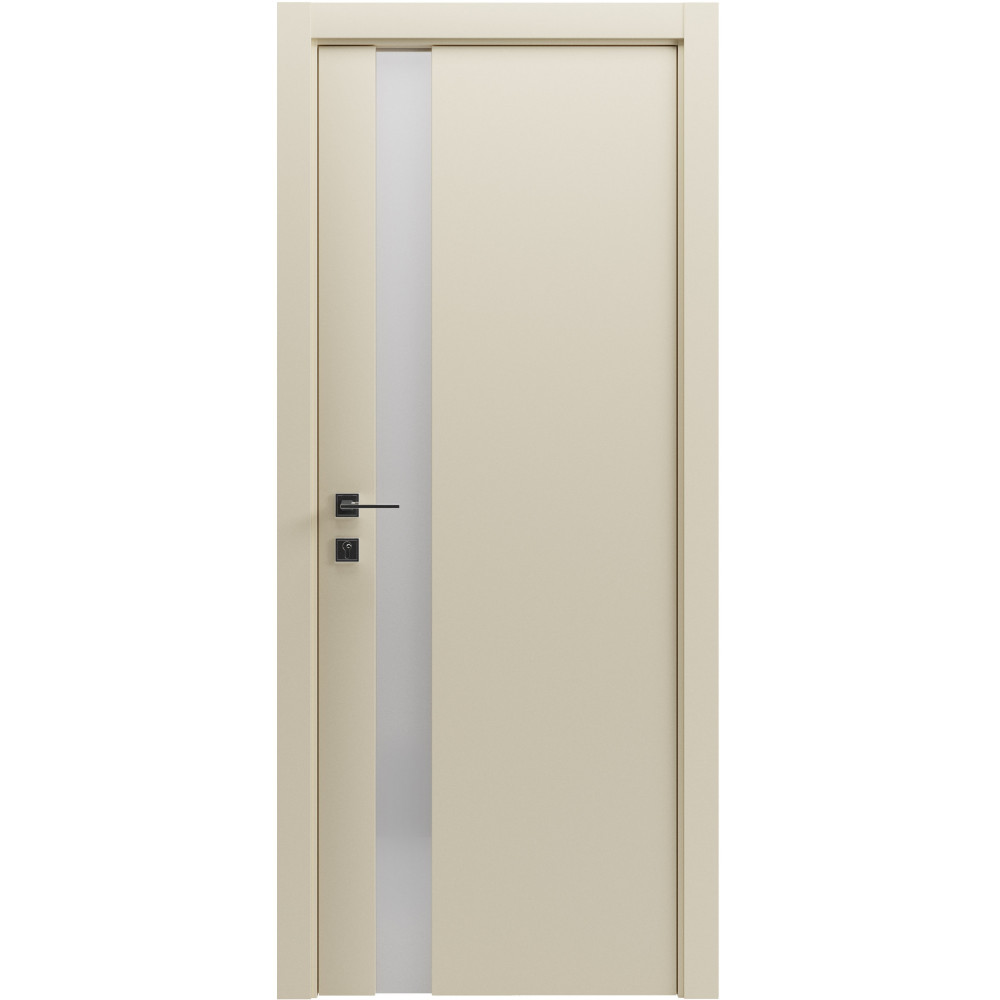 МЕЖКОМНАТНАЯ ДВЕРЬ CORTES PRIMA ,полустекло , краска RAL 1015