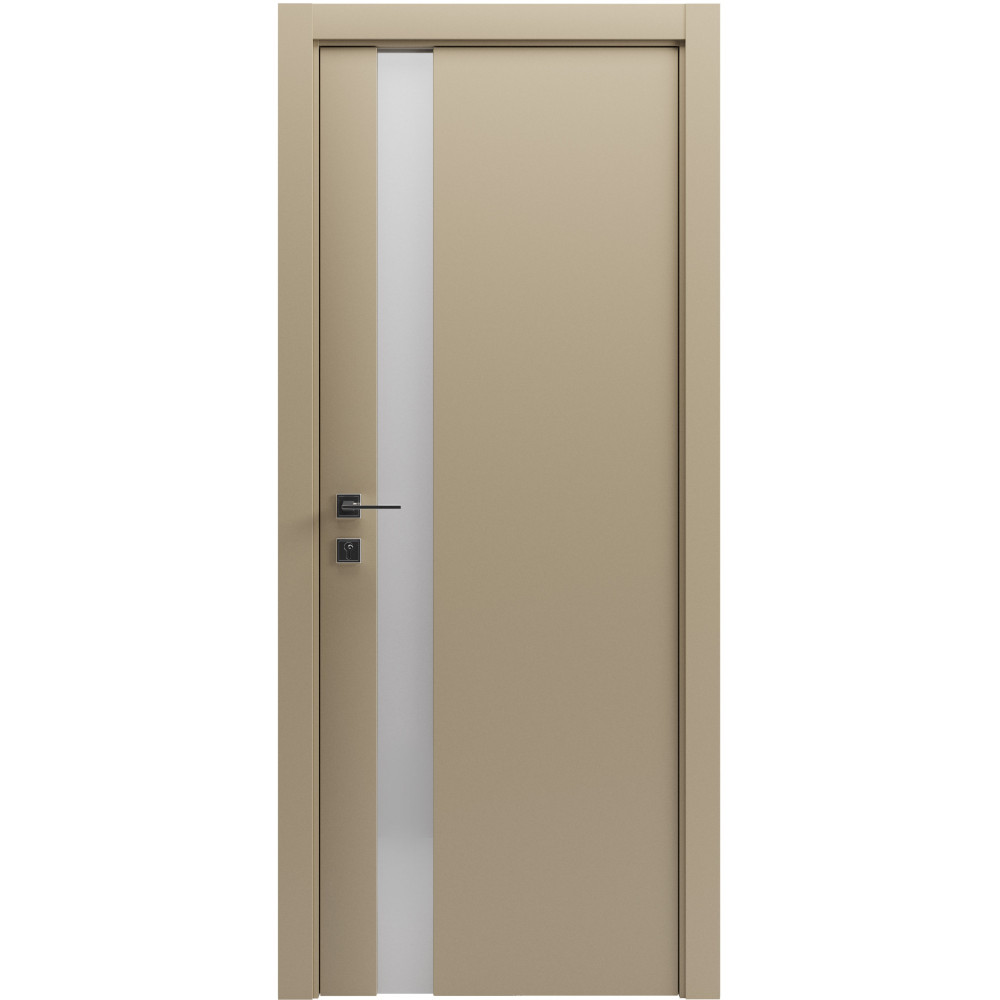 МЕЖКОМНАТНАЯ ДВЕРЬ CORTES PRIMA ,полустекло , краска RAL 1019