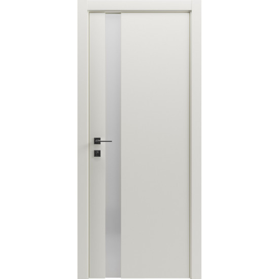 МЕЖКОМНАТНАЯ ДВЕРЬ CORTES PRIMA ,полустекло , краска RAL 9010