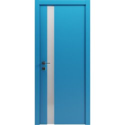 МЕЖКОМНАТНАЯ ДВЕРЬ CORTES PRIMA ,полустекло , краска RAL RAL 5012