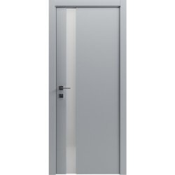 МЕЖКОМНАТНАЯ ДВЕРЬ CORTES PRIMA ,полустекло , краска RAL RAL 7040