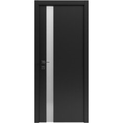МЕЖКОМНАТНАЯ ДВЕРЬ CORTES PRIMA ,полустекло , краска RAL RAL 9004