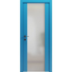 МІЖКІМНАТНІ ДВЕРІ CORTES PRIMA , скло , фарба  RAL 5012
