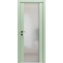 МІЖКІМНАТНІ ДВЕРІ CORTES PRIMA , скло , фарба  RAL 6019