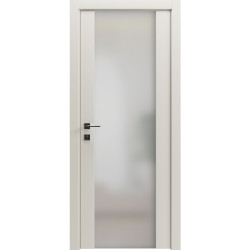 МІЖКІМНАТНІ ДВЕРІ CORTES PRIMA , скло , фарба  RAL 9001