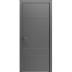 МЕЖКОМНАТНАЯ ДВЕРЬ MODERN FLAT-04 каштан сірий