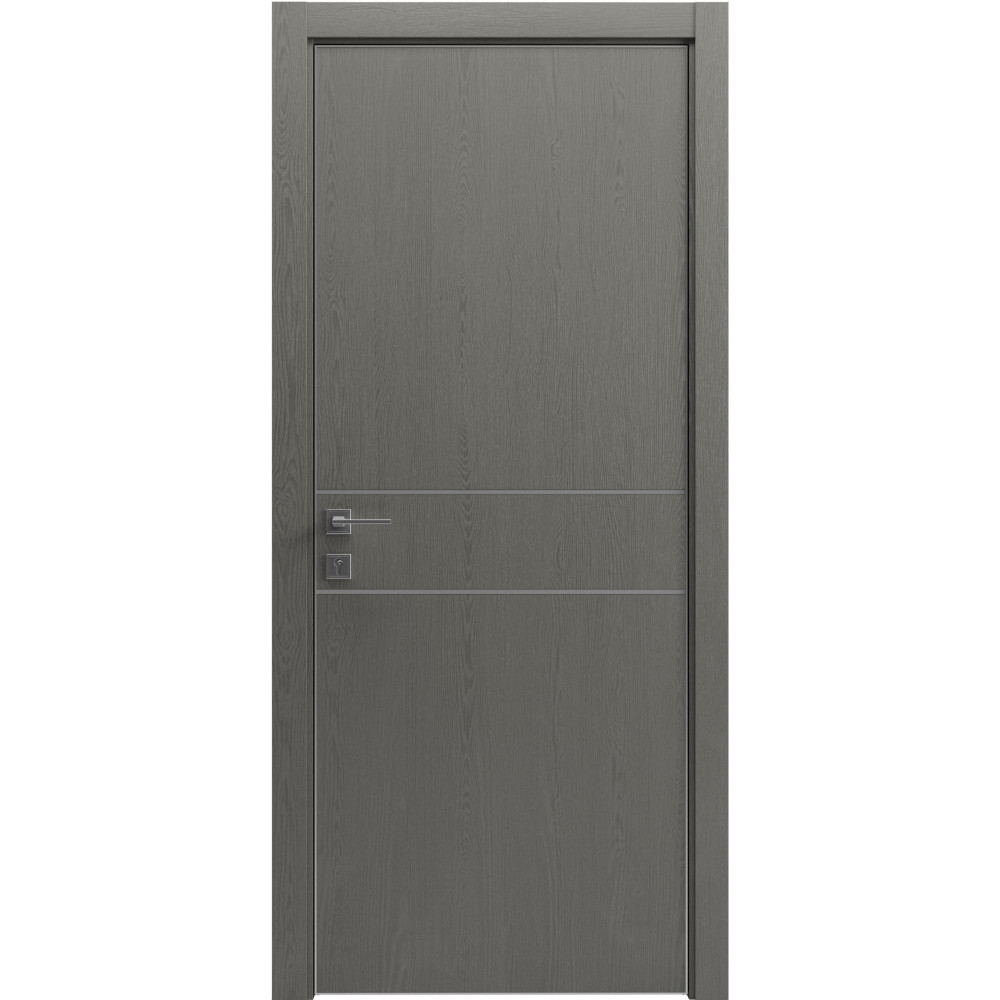 МЕЖКОМНАТНАЯ ДВЕРЬ MODERN FLAT-01 сосна браш Braun