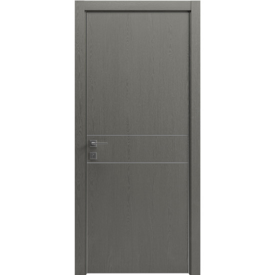 МЕЖКОМНАТНАЯ ДВЕРЬ MODERN FLAT-01 сосна браш Braun