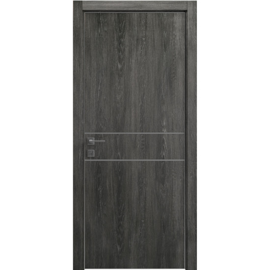 МЕЖКОМНАТНАЯ ДВЕРЬ MODERN FLAT-01 дуб шале графіт