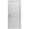 МЕЖКОМНАТНАЯ ДВЕРЬ MODERN FLAT-01 Каштан білий