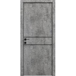 МЕЖКОМНАТНАЯ ДВЕРЬ MODERN FLAT-01 мрамор сірий