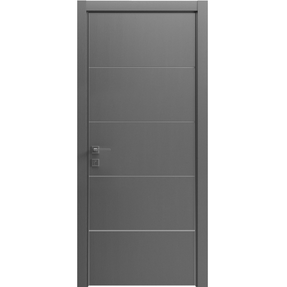 МЕЖКОМНАТНАЯ ДВЕРЬ MODERN FLAT-03 каштан сірий