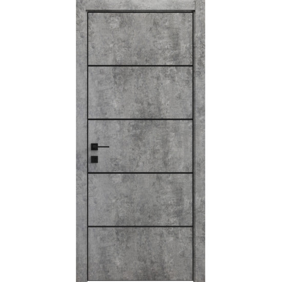 МЕЖКОМНАТНАЯ ДВЕРЬ MODERN FLAT-03 мрамор сірий