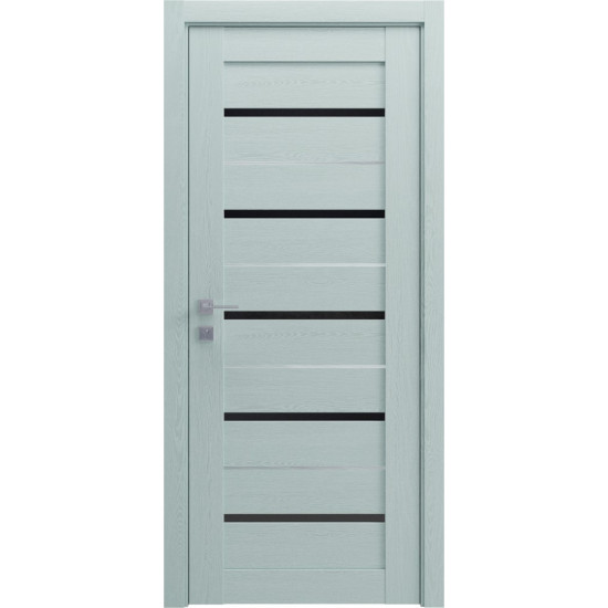 МЕЖКОМНАТНАЯ ДВЕРЬ MODERN LAZIO BLK , полустекло сосна браш Mint
