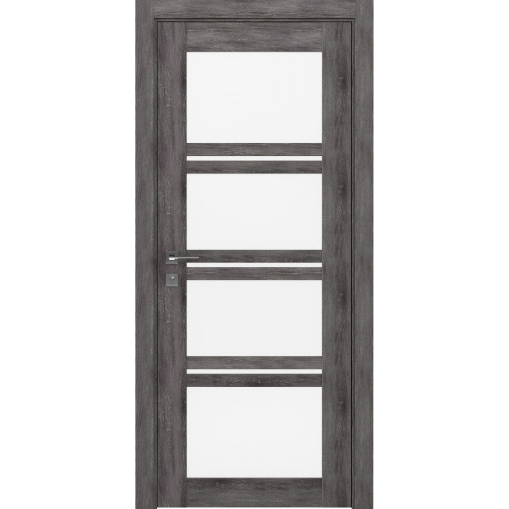 МЕЖКОМНАТНАЯ ДВЕРЬ MODERN QUADRO , стекло акація темна