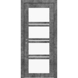 МЕЖКОМНАТНАЯ ДВЕРЬ MODERN QUADRO мрамор сірий