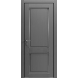 МЕЖКОМНАТНАЯ ДВЕРЬ STYLE 2 Полкстекло каштан сірий