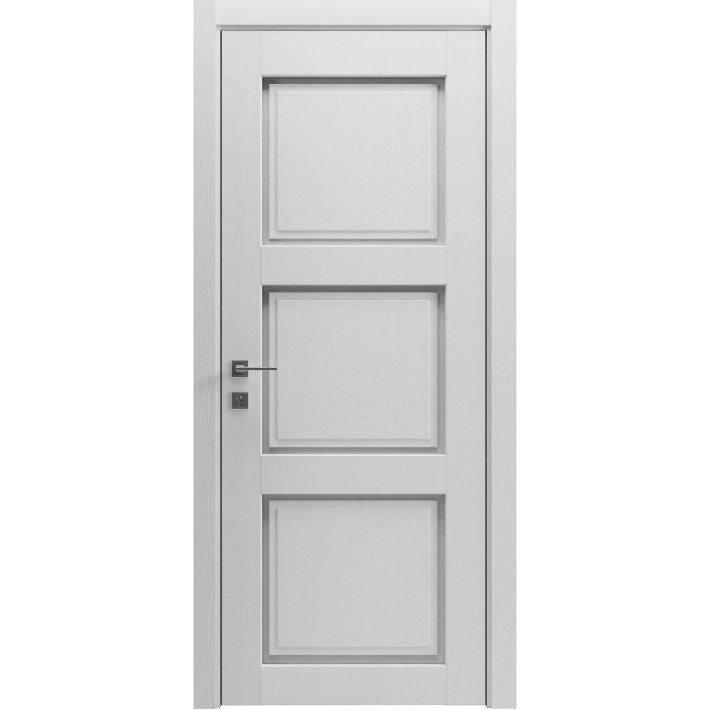 МЕЖКОМНАТНАЯ ДВЕРЬ STYLE 3 Глухое каштан білий,