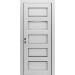 МЕЖКОМНАТНАЯ ДВЕРЬ STYLE 5 Полустекло каштан білий,
