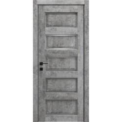 МЕЖКОМНАТНАЯ ДВЕРЬ STYLE 5 Полустекло мрамор сірий,