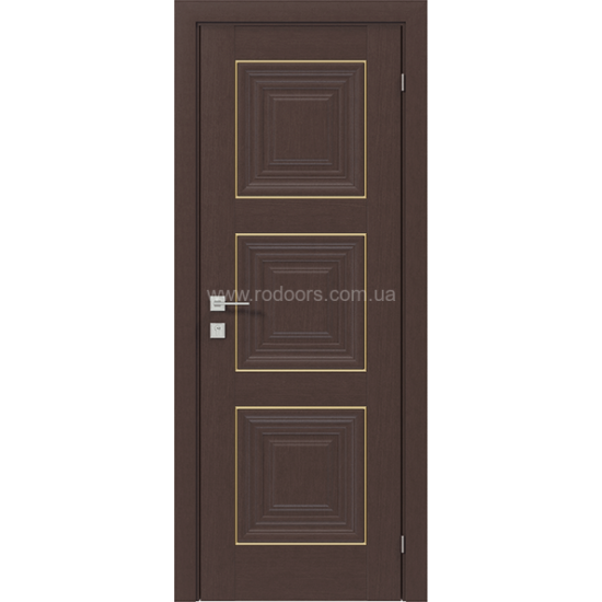 МЕЖКОМНАТНЫЕ ДВЕРИ "Irida" basic molding, глухе КАШТАН АМЕРИКАНСКИЙ