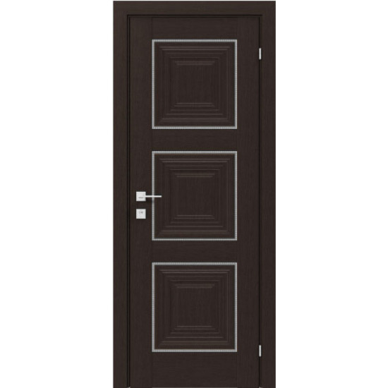 МІЖКІМНАТНІ ДВЕРІ "Irida" basic molding, глухе ВЕНГЕ МАРО