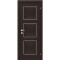 МІЖКІМНАТНІ ДВЕРІ VERSAL "Irida" basic molding, глухе ВЕНГЕ МАРО